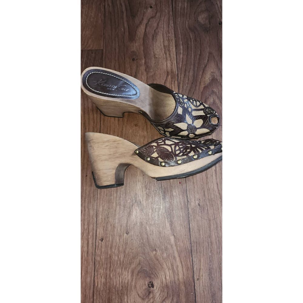 Kenneth Cole Peeptoe Clogs - Picture 4 of 8
